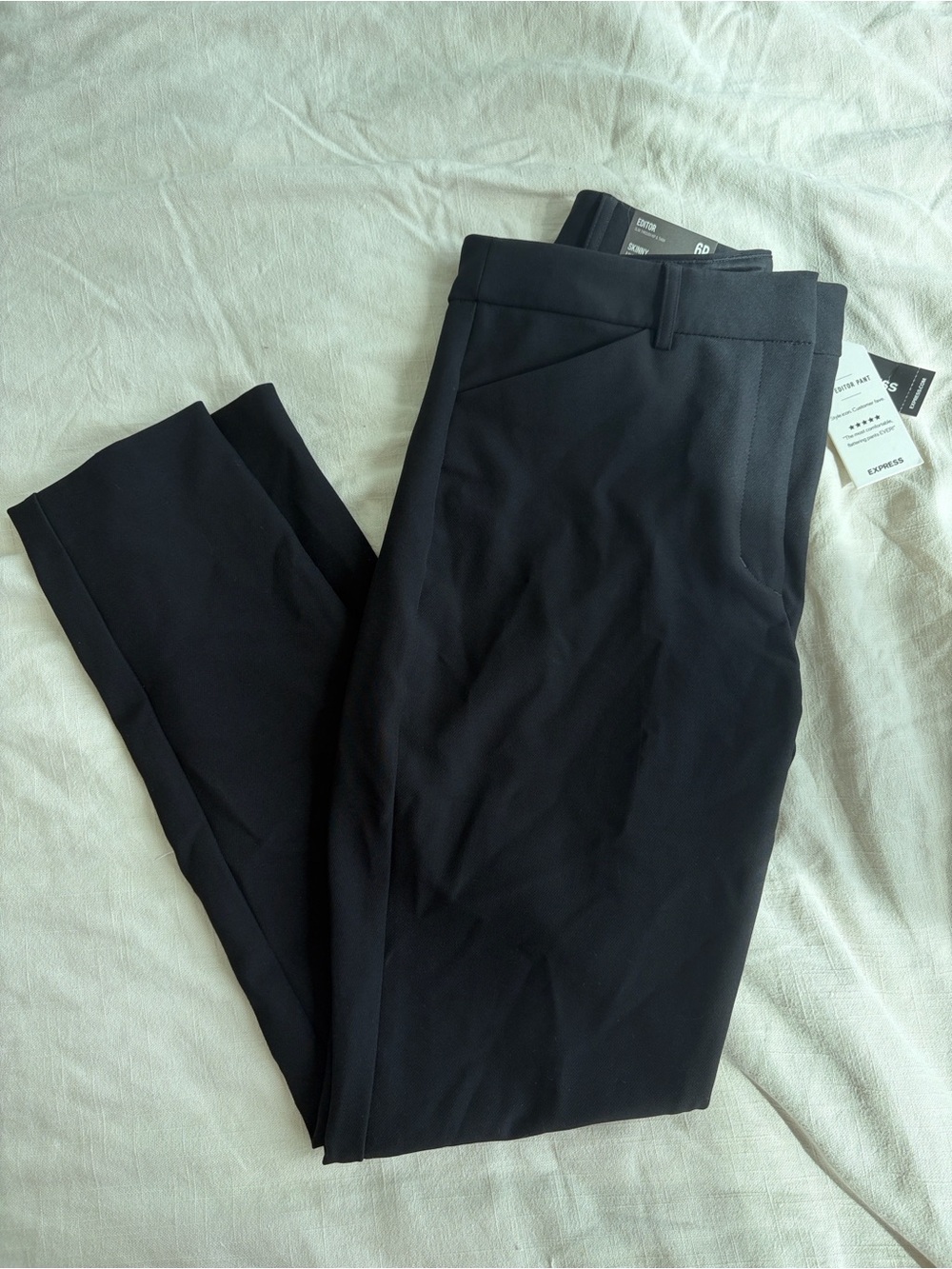 Express Editor Pant Skinny High Rise Pant - Black